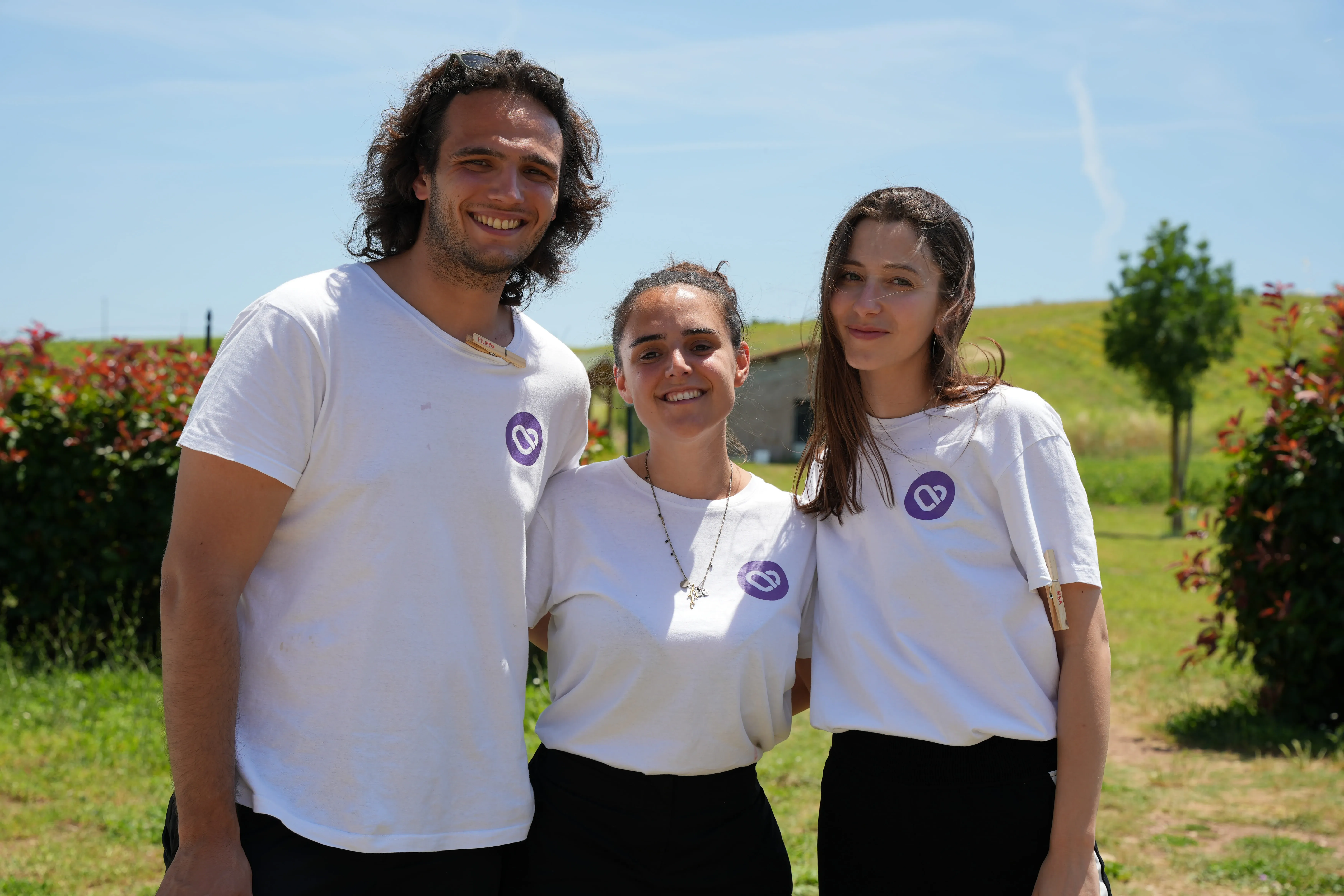 Team Bravo! durante attività di volontariato aziendale